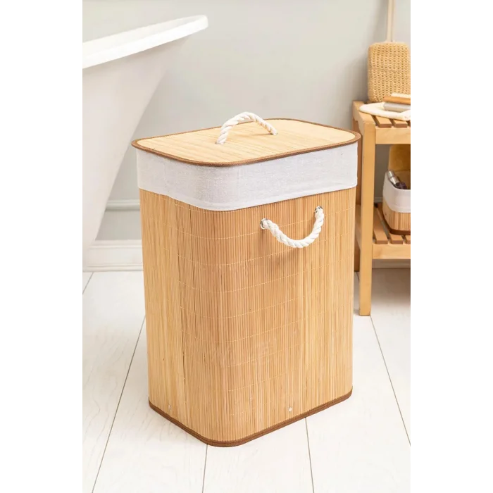 Premium Bambu Çok Amaçlı Düzenleyici Sepet (40x60 cm)