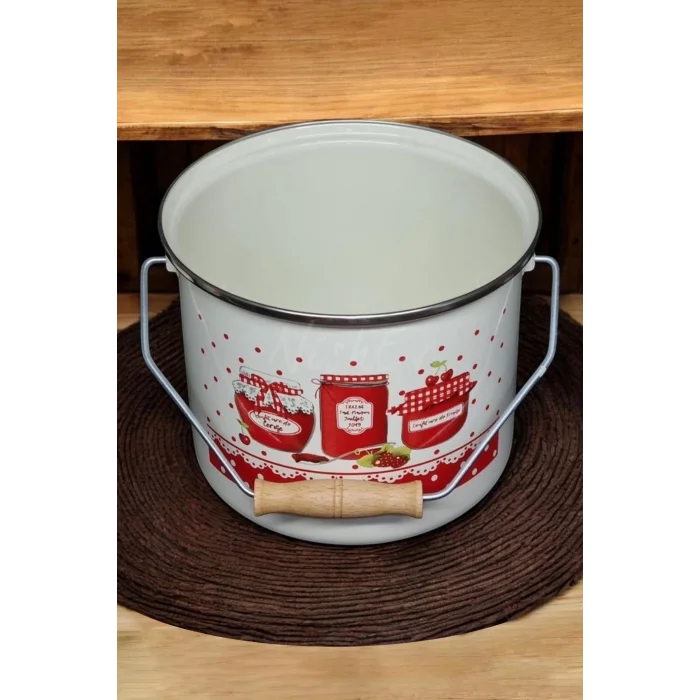 Zarif İtalyan Emaye Yoğurt & Tencere Seti – Lüks ve Dayanıklı Mutfak Ekipmanı