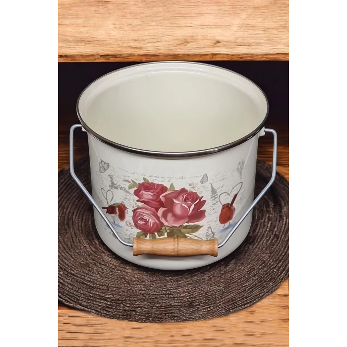 Lüks İtalyan Ebru Emaye Yoğurt ve Tahıl Seti