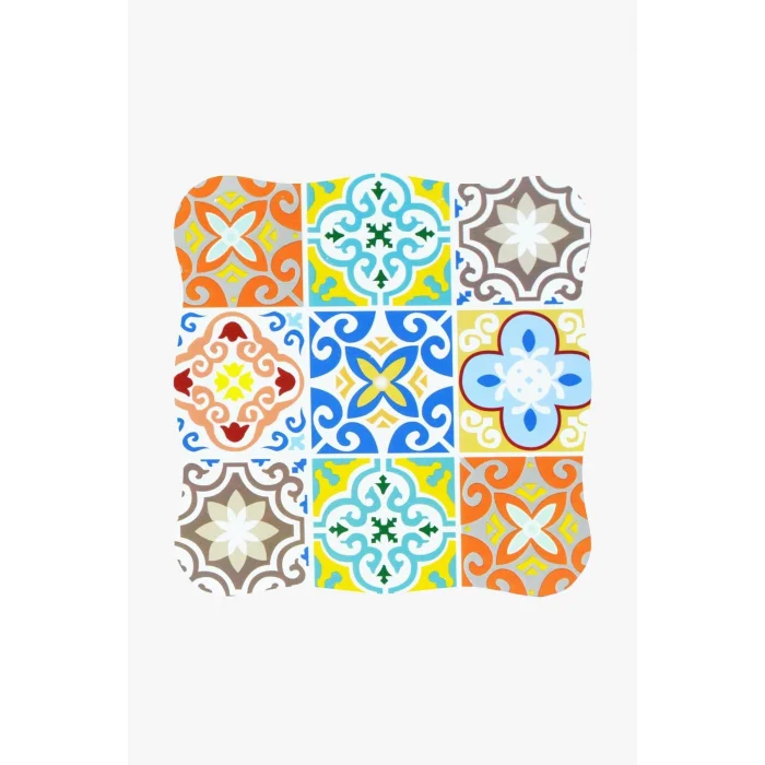 Nishev Bambu Mandala Otantik Nihale – Lüks Doğal Bambu Masa Üstü Koruyucu