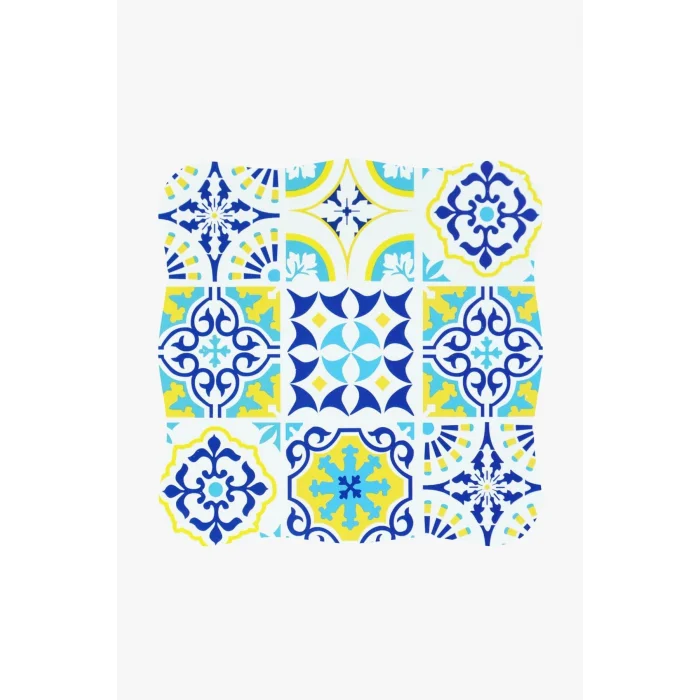 Lüks Bambu Mandala Otantik Nihale – 17x17 cm