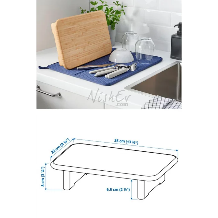 Stolthet Premium Ayaklı Bambu Sunum Tahtası 35x22 cm