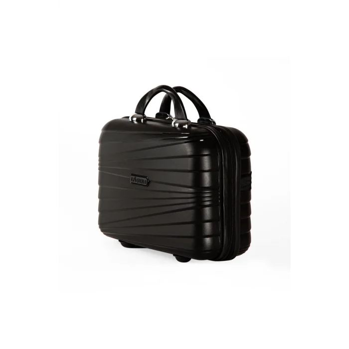 Lüks Siyah Makyaj Çantası – Darbelere Karşı Yüksek Koruma Yerli Üretim