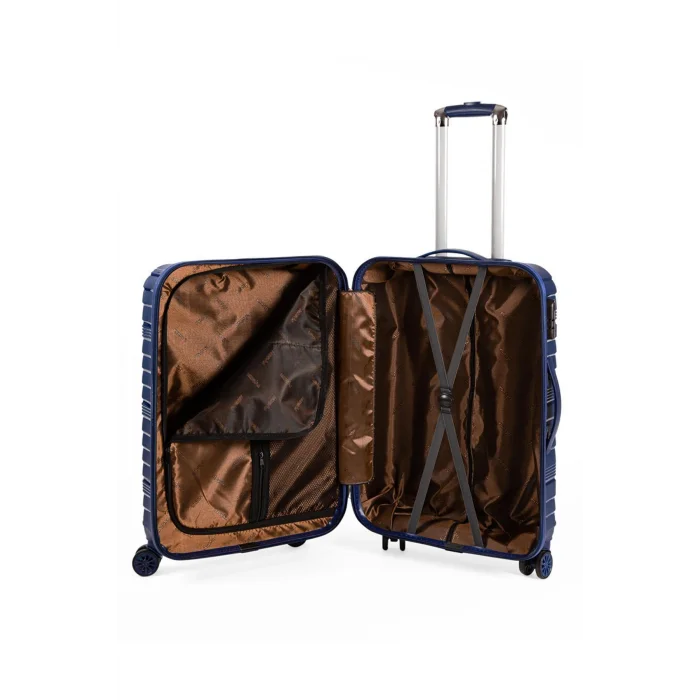 3’lü Valiz Bavul Seti Lacivert – Darbelere Karşı Yüksek Koruma