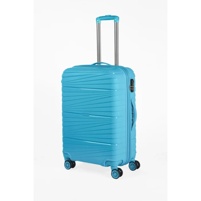 3’lü Valiz Bavul Seti Mavi – Darbelere Karşı Yüksek Koruma