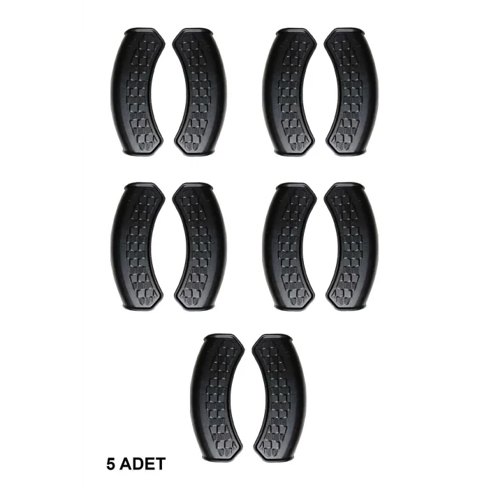 Premium 5 Çift Yanmaz Silikon Tencere Tutucu Set – Isı Yalıtımlı, Kaydırmaz Tasarım