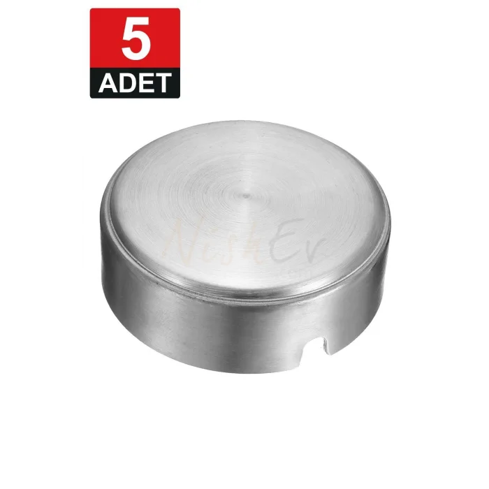 Prestige Elite 5’li Krom Küllük Seti – 10 cm Büyük Boy Paslanmaz Çelik