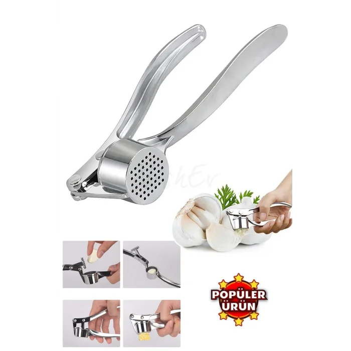 LuxeSteel Premium Sarımsak Ezici – Hem Şıklık Hem Performans