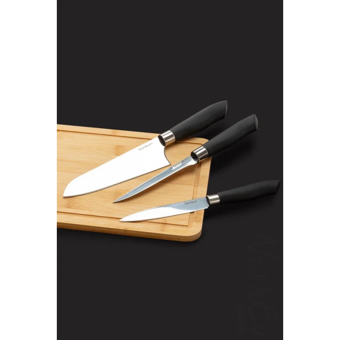 Mastercut Premium Şef Bıçak Seti – K3 (Küçük, Orta, Büyük)