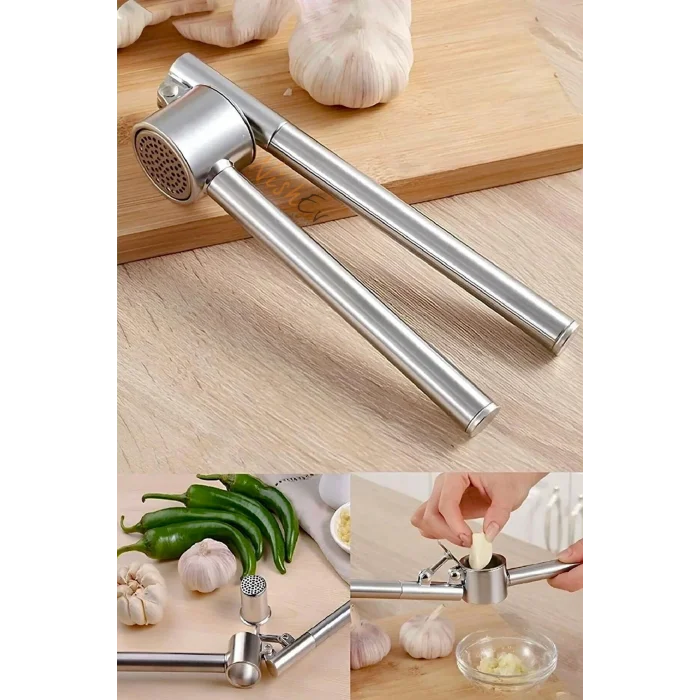 Koncis Premium Paslanmaz Çelik Sarımsak Ezici – Lüks ve Hızlı Mutfağın Yeni Standartı