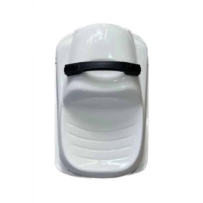 Premium ABS Sürdürülebilir Çocuk Valizi – Beyaz 360° Dönme