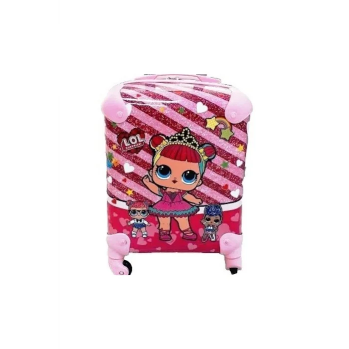 Lol Premium ABS Pembe Tekerlekli Bebek Valizi