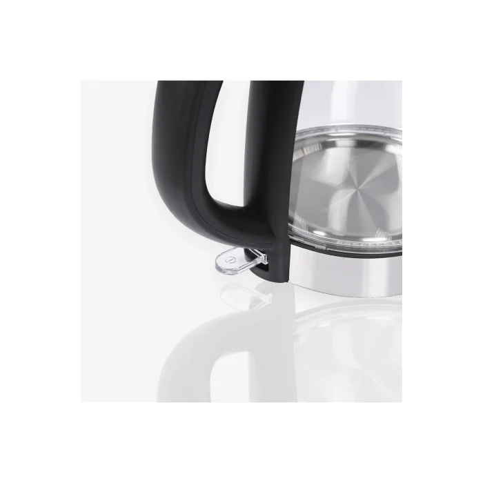 Al 4064 C Premium 1.7L Cam Kettle – 2200W LED Işıklı, 360° Döner Taban, Otomatik Kapanma