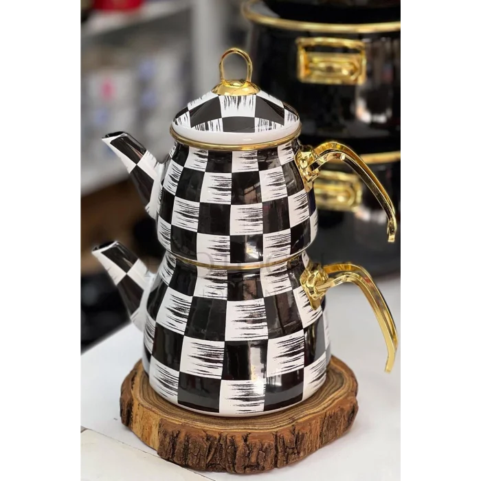 Prestij Kırık Mermer Çaydanlık Seti – Özel Tasarım Series