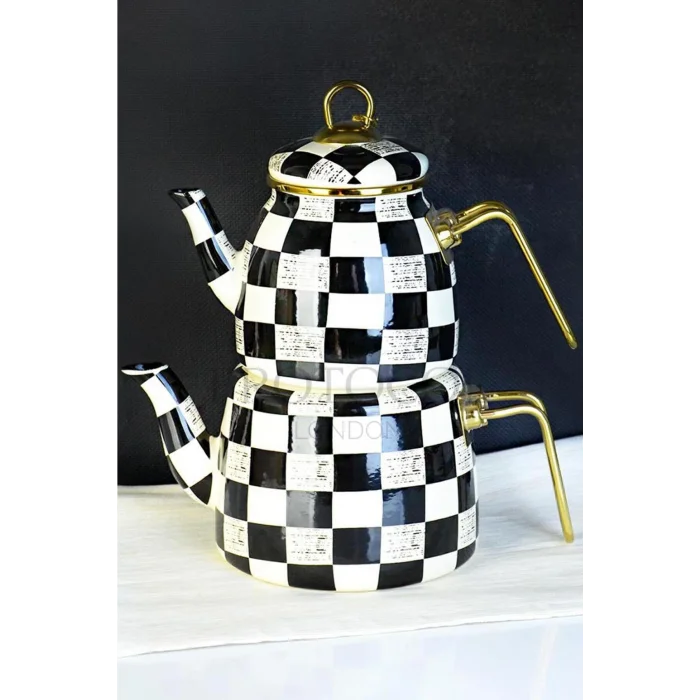 Prestij Kırık Mermer Çaydanlık Seti – Özel Tasarım Series