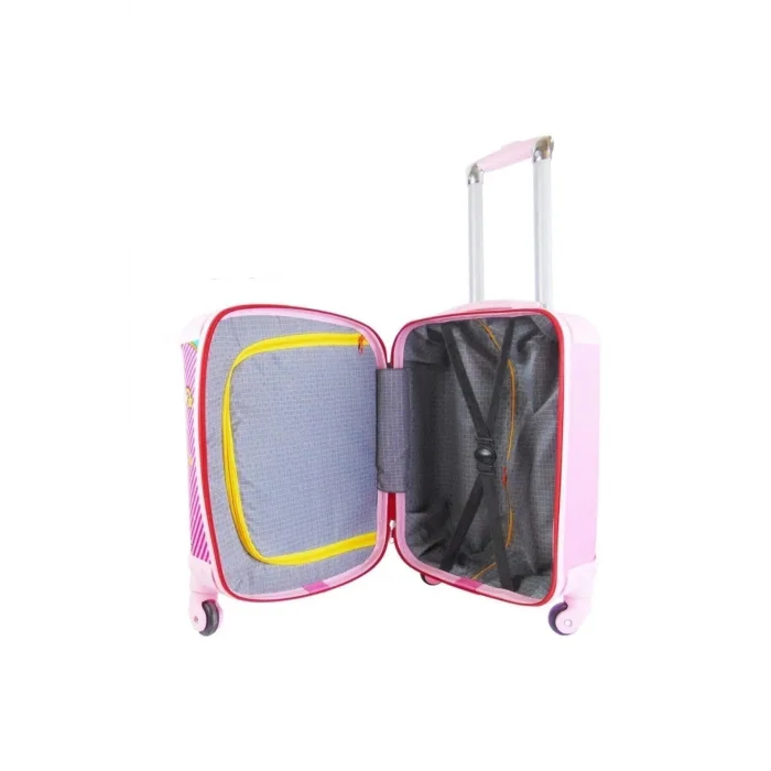 Premium Pembe ABS Çocuk Valizi