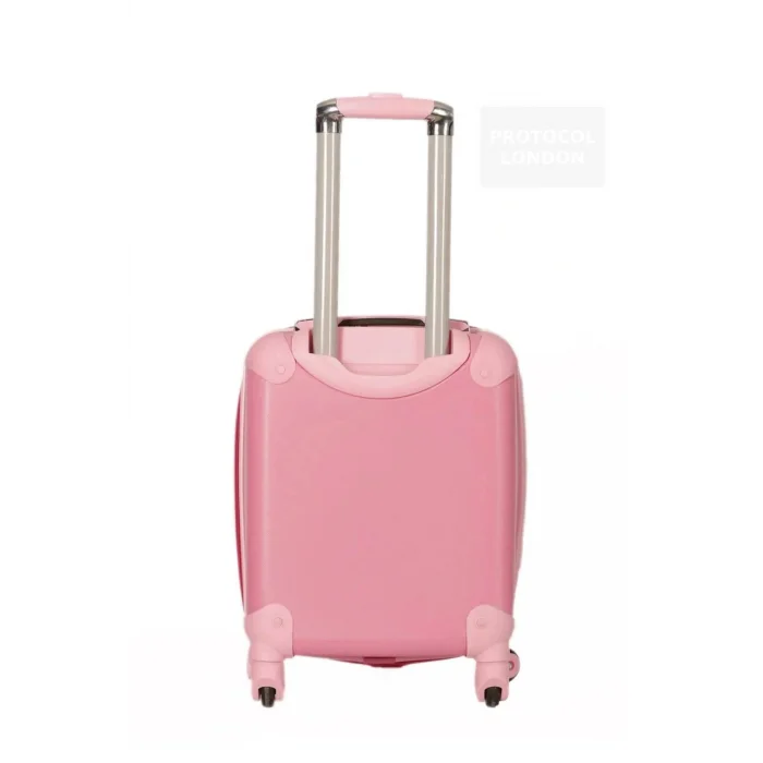 Luxe Pink ABS Çocuk Valizi – Kız Çocuklar İçin Şık ve Dayanıklı Seyahat Çantası