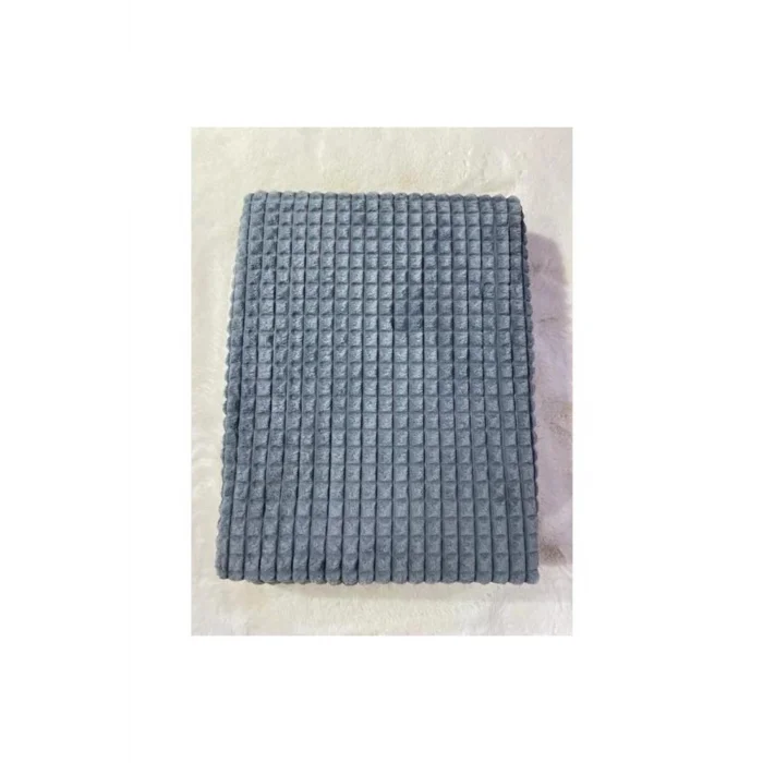 Merinos Premium Çift Kişilik Piramit Soft Battaniye