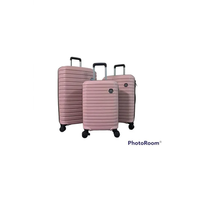 Premium Kırılmaz 4 Tekerlekli ABS Valiz Set – Yerli Üretim Polo