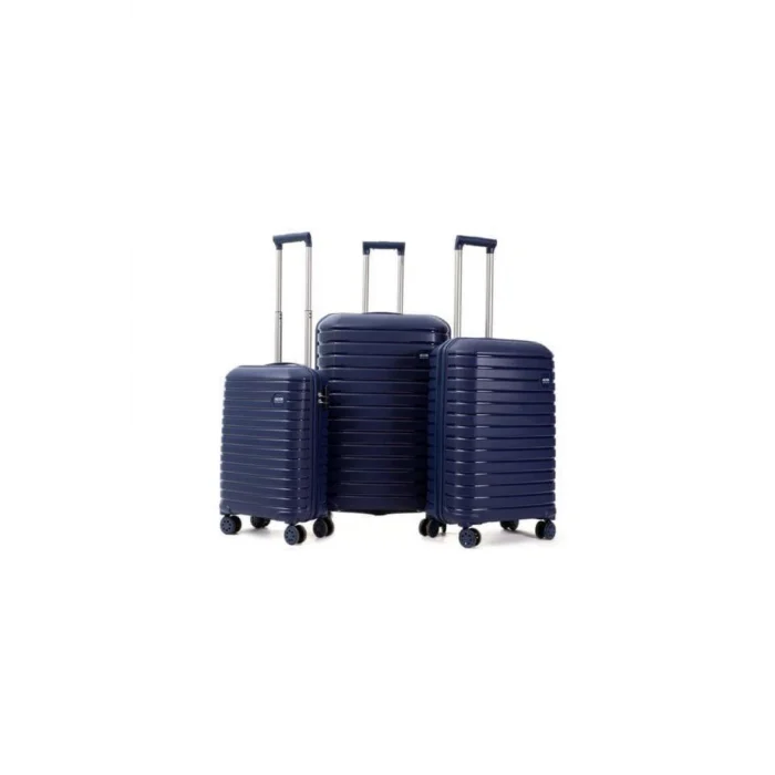 Premium ABS 4 Tekerlekli Kırılmaz Şifreli Bavul Set – Yerli Üretim