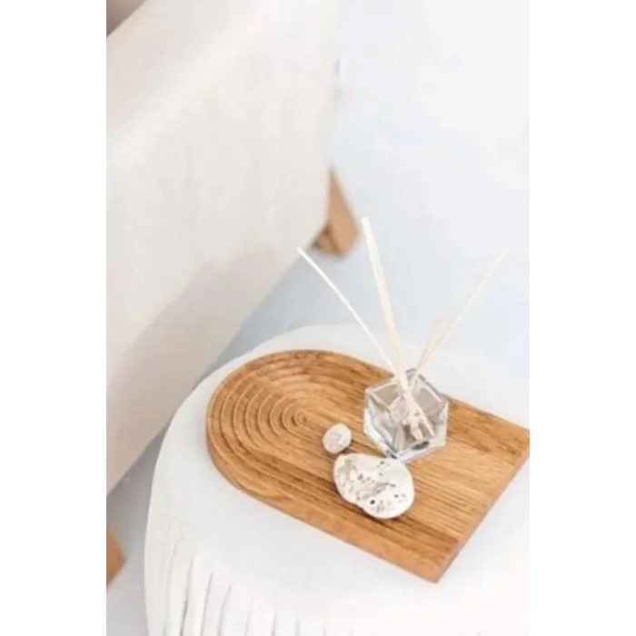 Gökkuşağı Premium Sunum Tahtası – 30x18 cm Açık Kahve