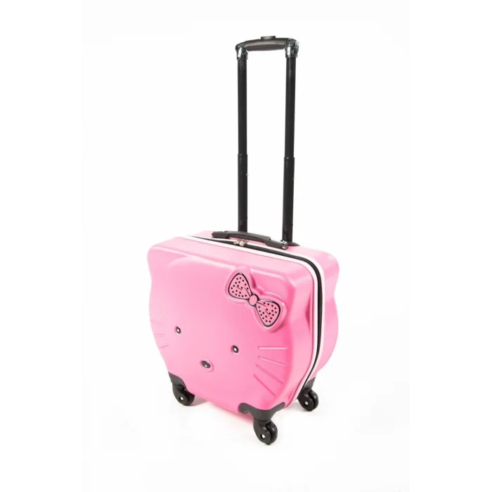 Lüks ABS Hello Kitty Çocuk Seyahat Valizi – 4 Tekerli
