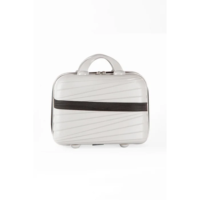 Prestij Gri Makyaj Çantası – Darbelere Karşı Yüksek Koruma Yerli Üretim