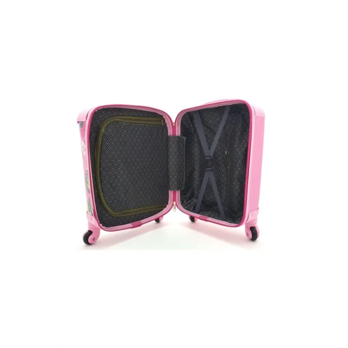 Prestij Prenses Çocuk Valizi – 360° Dönüşlü Pembe Tasarım