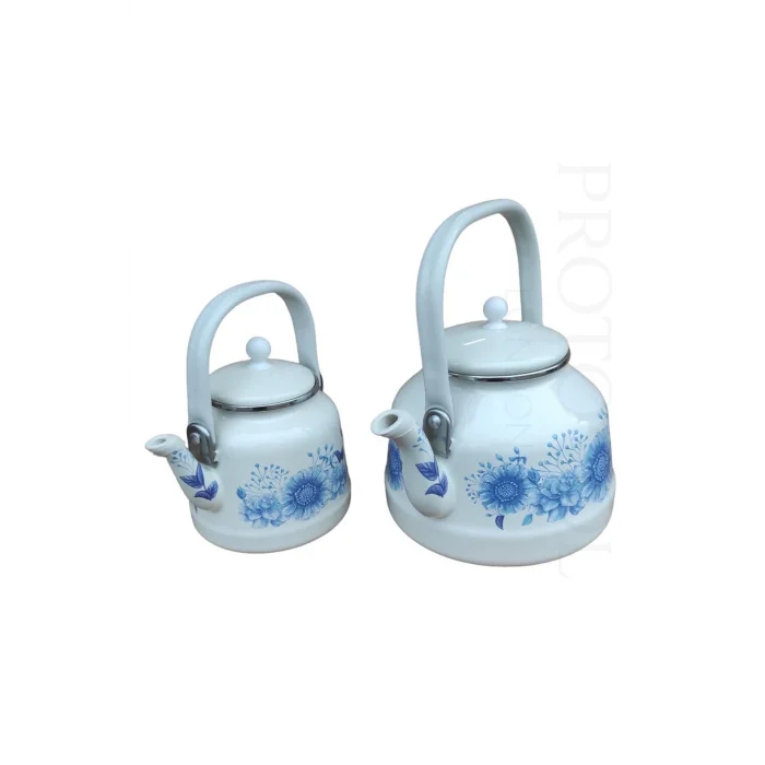 Italyan Lüks Emaye Çaydanlık Takımı