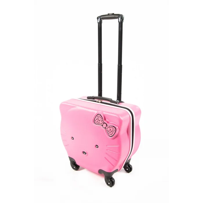 LuxKitty ABS Pembe Çocuk Valizi – 3 Renkli Konfor & Şıklık
