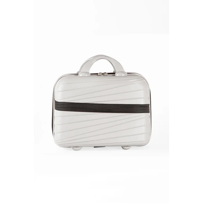 Prestij Gri Makyaj Çantası – Darbelere Karşı Yüksek Dayanıklılık