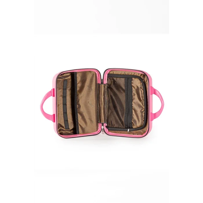 Lüks Pembe Makyaj Çantası – Darbelere Dayanıklı, Yüksek Koruma
