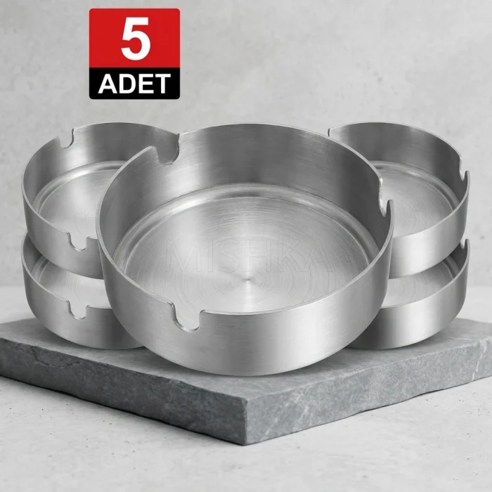 Prestige Elite 5’li Krom Küllük Seti – 10 cm Büyük Boy Paslanmaz Çelik