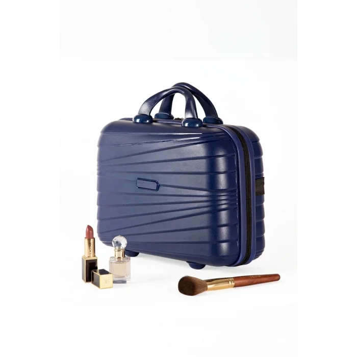 Prestige Lacivert Makyaj Çantası – Yerli Üretim, Darbelere Karşı Yüksek Koruma