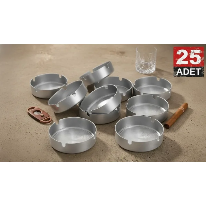 25 adet Krom Küllük Seti 10cm Otel -Restaurant- Cafe