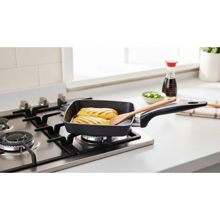 Döküm Kare Mini Sos Tavası 12 cm