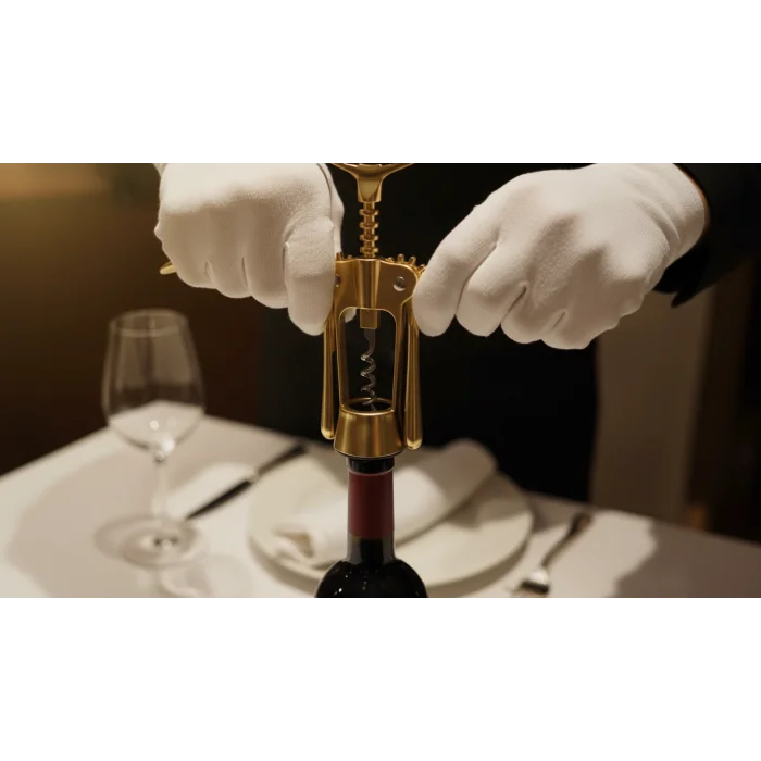 Sarı Professional Krom Tirbuşon Metal-Döküm-otel -restaurant-cafe