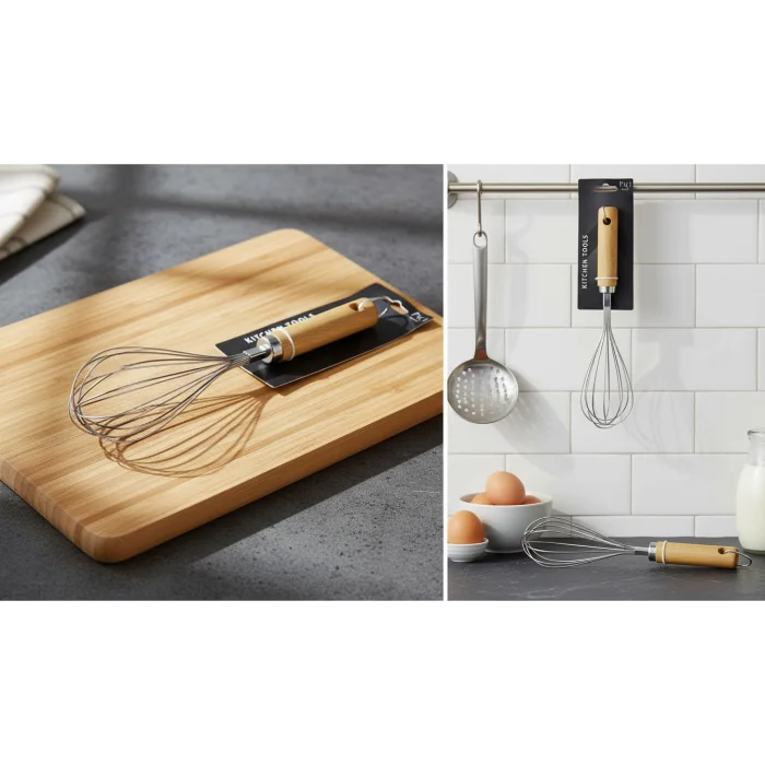 italyan tasarım Siyah Ahşap Çırpıcı – Dayanıklı ve Şık Mutfak Aleti