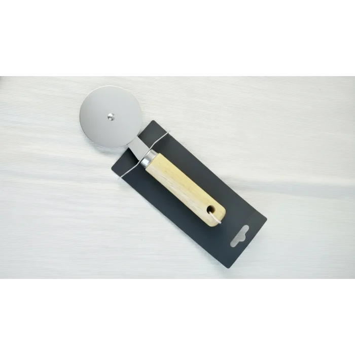 italyan tasarım ahşap Metal Pizza Dilimleyici 5 adet otel resteurant cafe