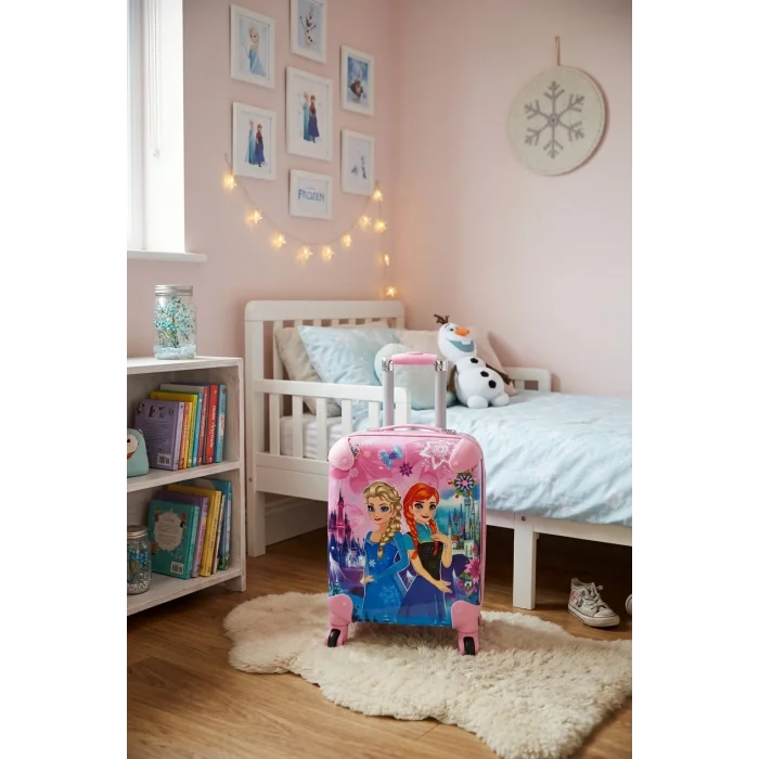Prestij Prenses Çocuk Valizi – 360° Dönüşlü Pembe Tasarım