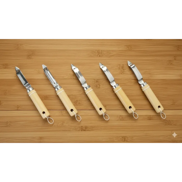 italyan tasarım ahşap-Metal Soyacak-oyma aleti 5 adet otel cafe resteurant