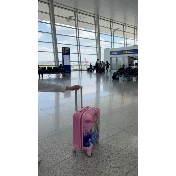 abs Kız Çocuk Valizi Pembe