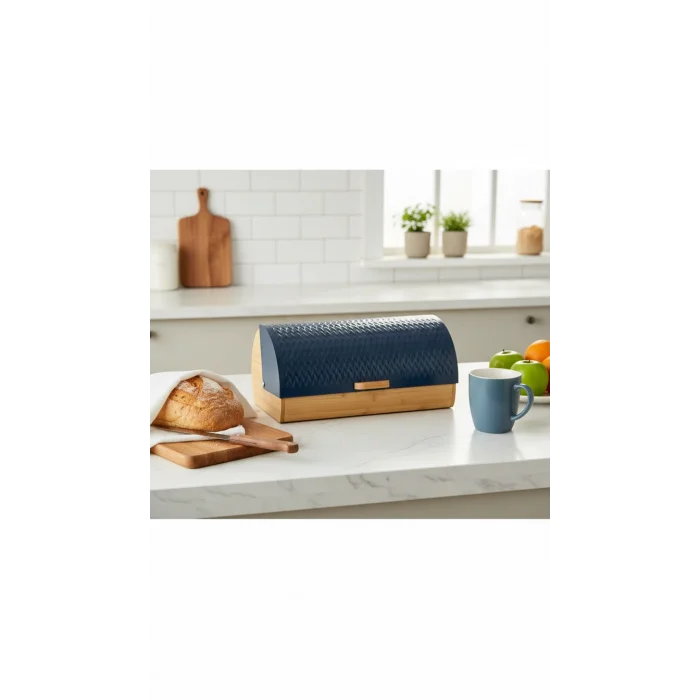 Zigzag Desenli Lüks Bambu Ekmek Kapsülü