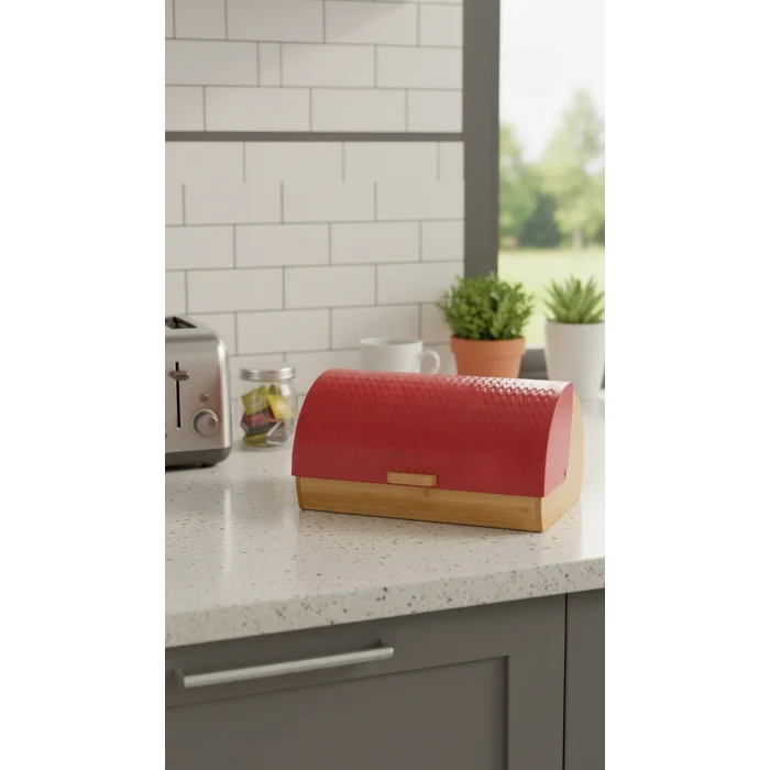 Lüks Bambu Zigzag Ekmek Sepeti