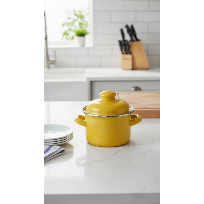 Prestige 12 cm Emaye Derin Tencere