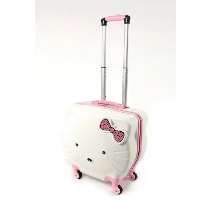 Hello Kitty Pembe Lüks Çocuk Valizi – ABS Dayanıklı Şıklık