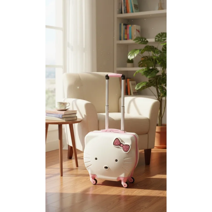 ABS Kitty Lüks Çocuk Kabin Valizi