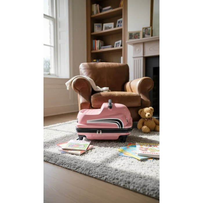 Abs Premium Çocuk Valizi – Açık Pembe Sürdürülebilir Şıklık