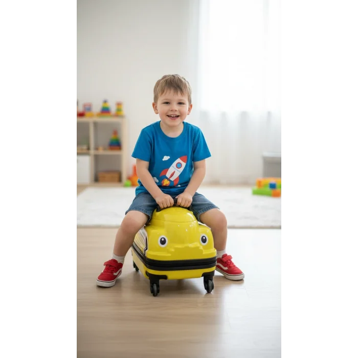 Lüks Renkli Çocuk Valizi – Sürdürülebilir Tasarım