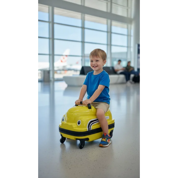 Lüks Renkli Çocuk Valizi – Sürdürülebilir Tasarım